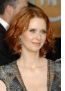 Cynthia Nixon with red hair