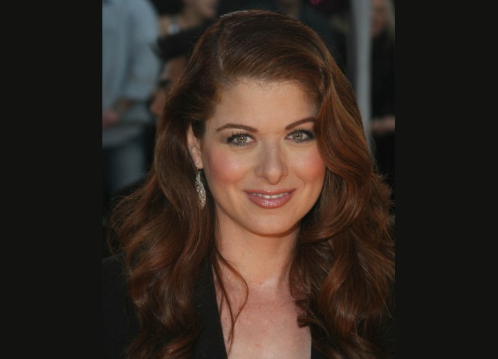 Hair Fashioned in Layers Debra Messing 