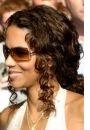Halle Berry with a curly up style