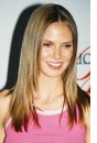 Heidi Klum with long hair