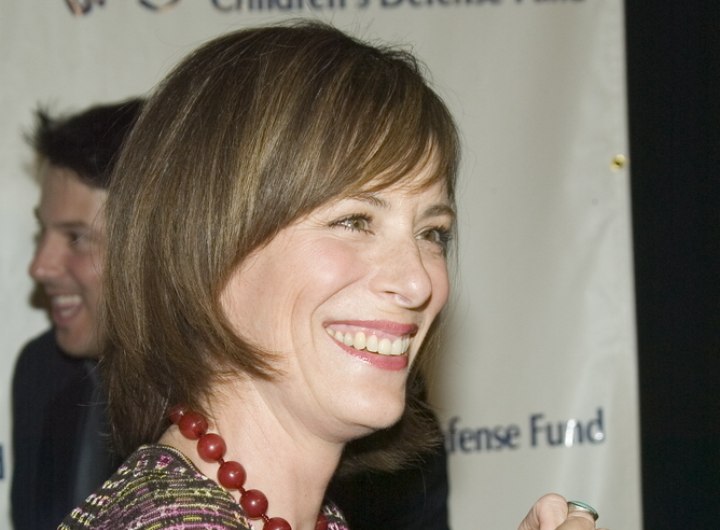 Jane Kaczmarek wearing her hair in a bob