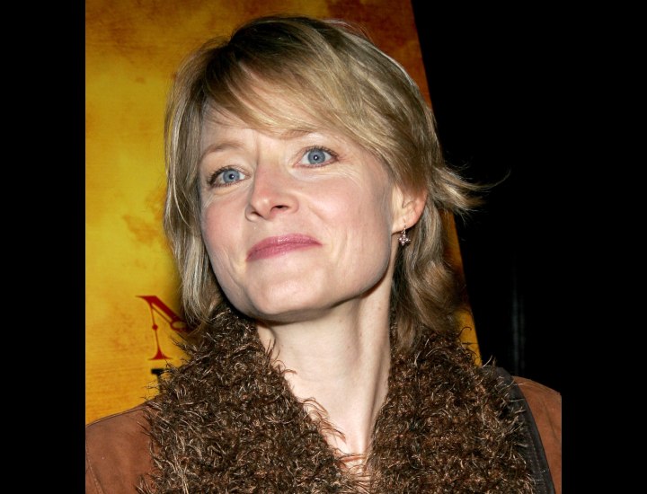 Jodie Foster with mid-length hair