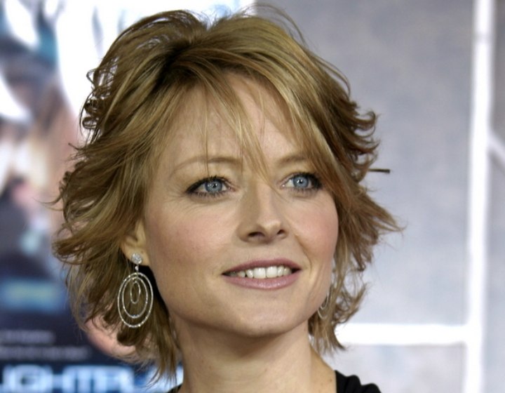 one of Jodie Foster's signature hairstyles