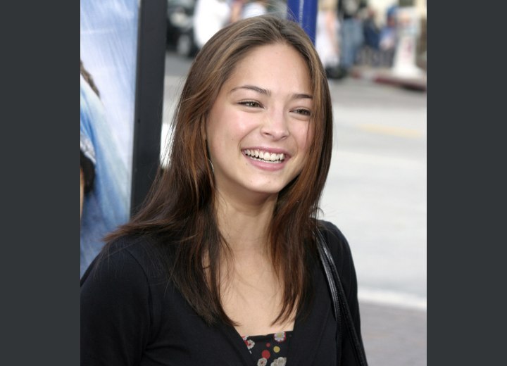 Kristin Kreuk's long and versatile hair