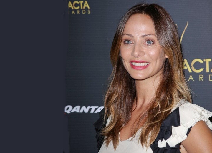 Natalie Imbruglia's long hairstyle