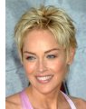 Sharon Stone with short hair
