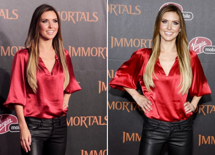 Audrina Patridge - Long hair with different shades of blonde
