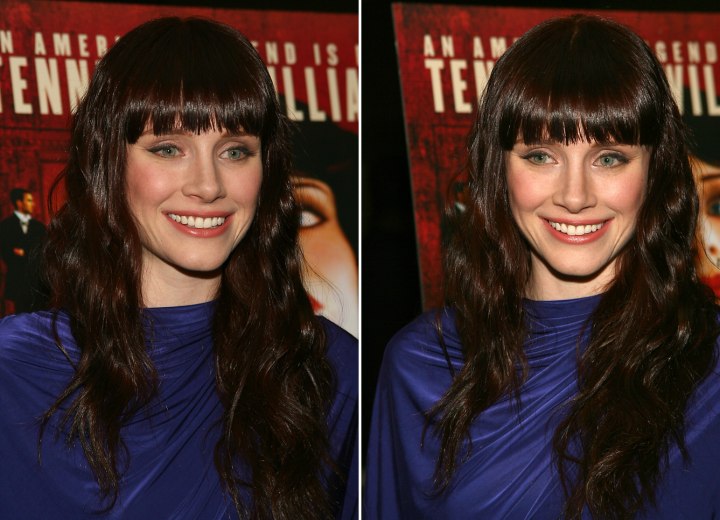 Bryce Dallas Howard - Long hairstyle with conservative bangs