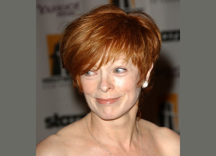 Short haircut that requires little care - Frances Fisher