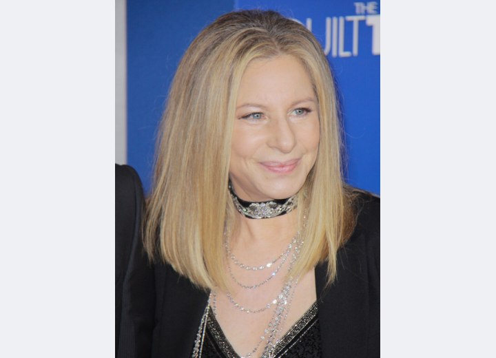 Barbara Streisand - Long hairstyle for older women