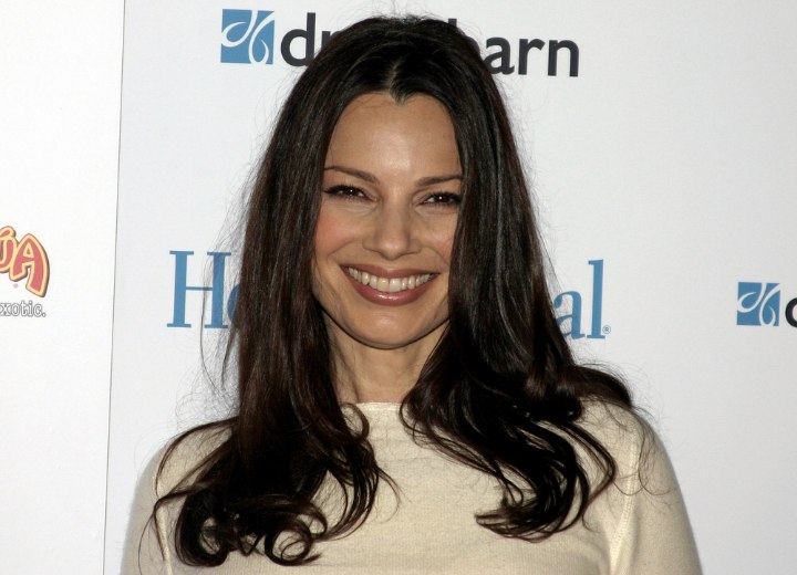 Long hairstyle with S-curls - Fran Drescher
