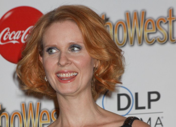 Haircut to make thin hair feel thicker - Cynthia Nixon