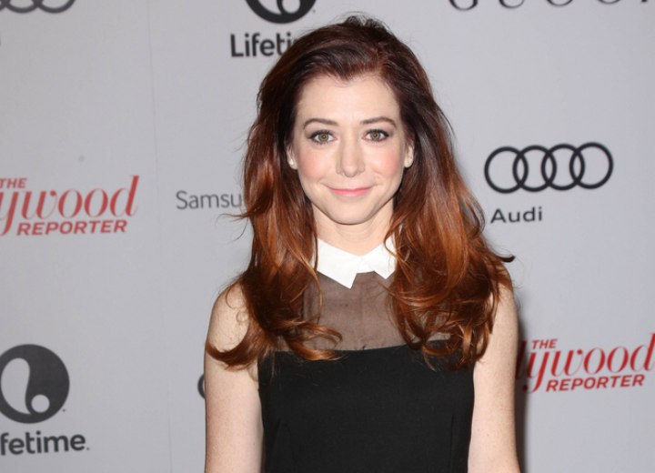 Alyson Hannigan - Long and almost casual hairstyle