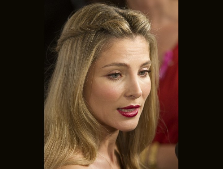 Long hairstyle for really thick hair - Elsa Pataky