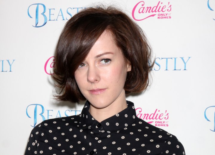 Jena Malone - Prim and proper with a buttoned up blouse collar
