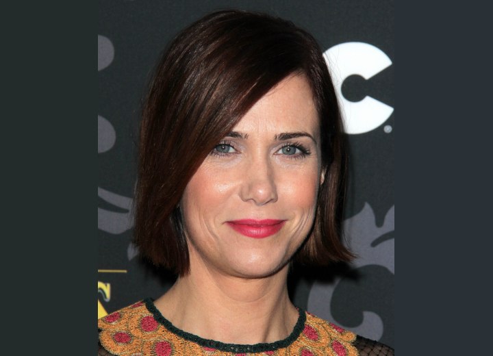 Kristen Wiig sporting a new short hairstyle