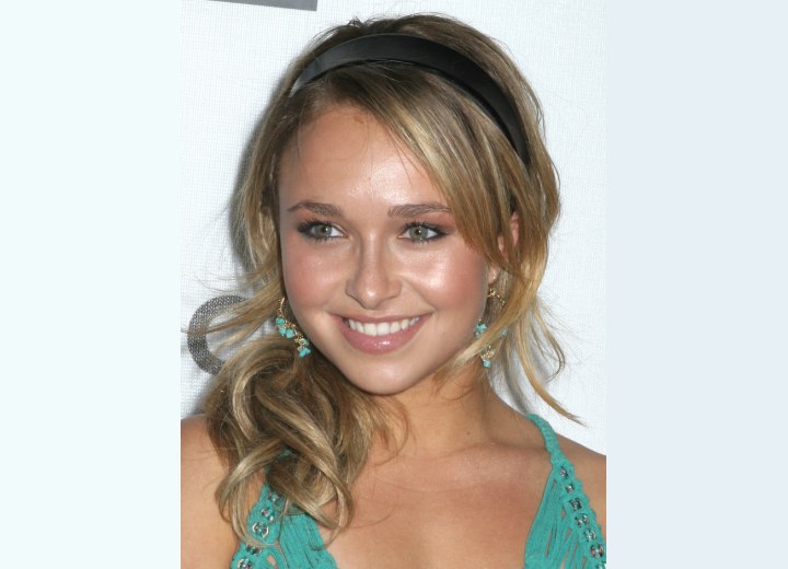 Hayden Panettiere - Natural glamour look for hair