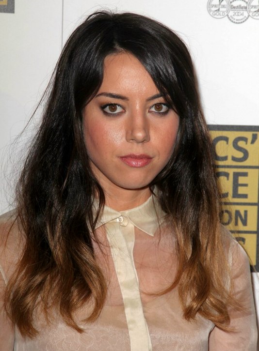 Aubrey Plaza | Long and effortless hairstyle with on trend ...