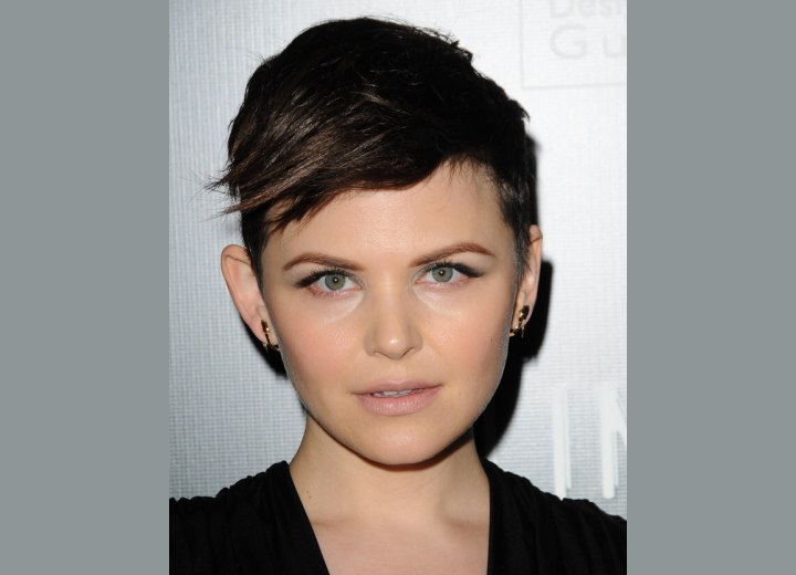 Ginnifer Goodwin - Very short and almost military haircut