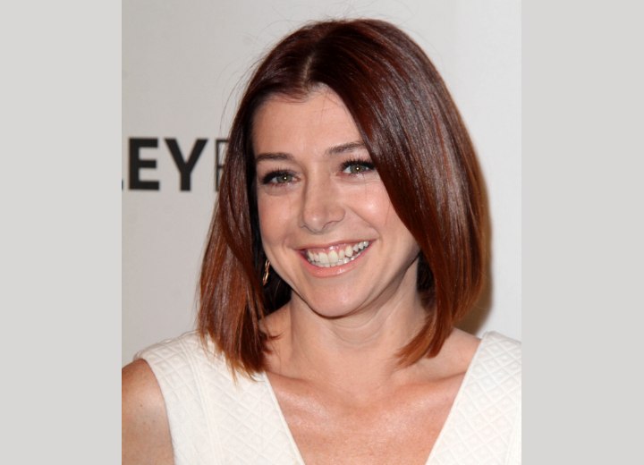 Alyson Hannigan - Above the shoulders hairstyle