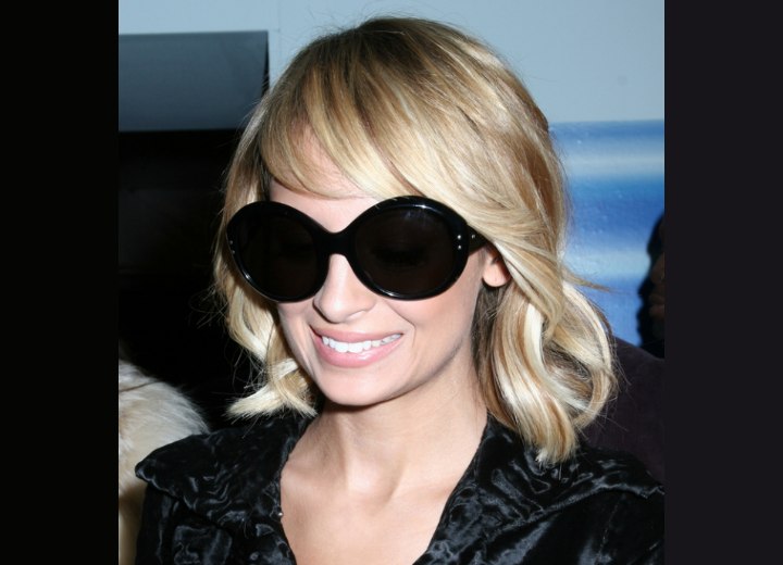 Hairstyle for thick hair Nicole Richie