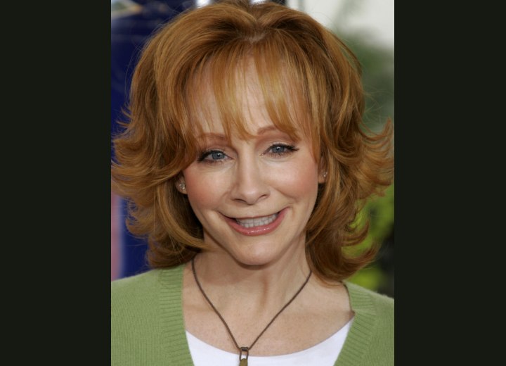 Practical hairstyle for women aged over 50 - Reba McEntire
