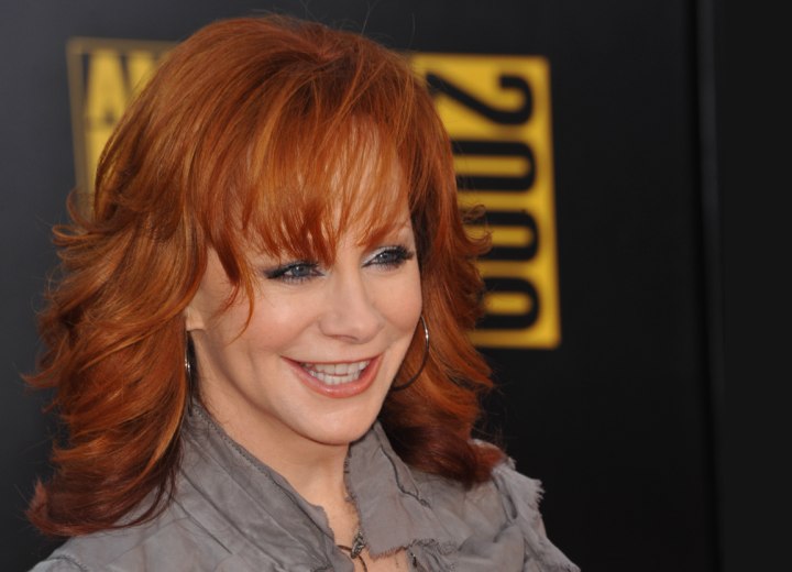 Long hairstyle for 50 plus women - Reba McEntire