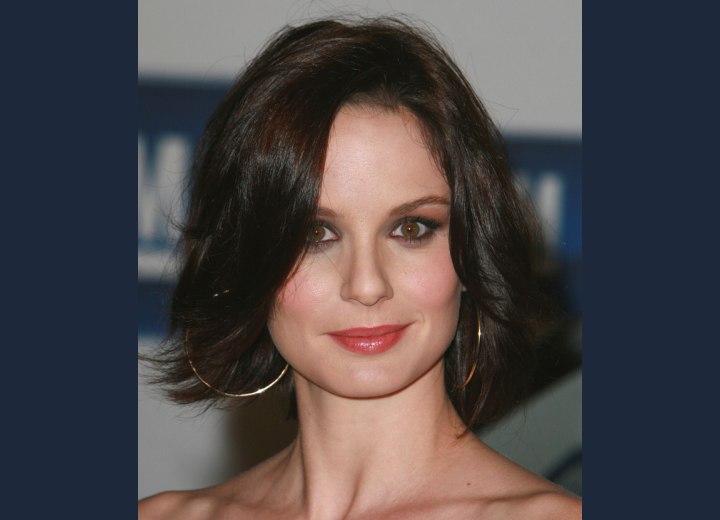 Easy medium length hairstyle - Sarah Wayne Callies