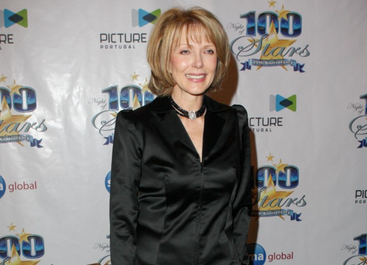 Susan Blakely look with a medium hairstyle