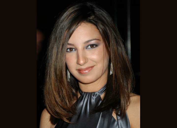 Bob hairstyle with textured ends - Vanessa Lengies