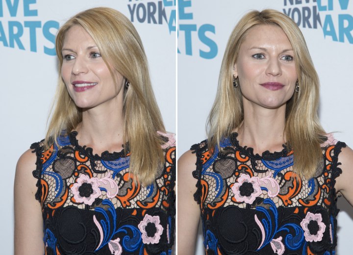 Claire Danes - Simple sleek hairstyle