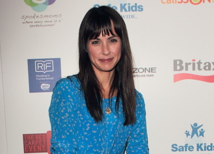 Constance Zimmer with long hair that looks rich and healthy