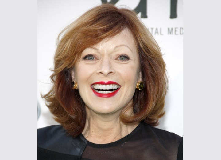 Frances Fisher - Youthful hairstyle for women after age 60