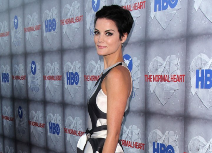 Jaimie Alexander - Short hair with a tapered neck