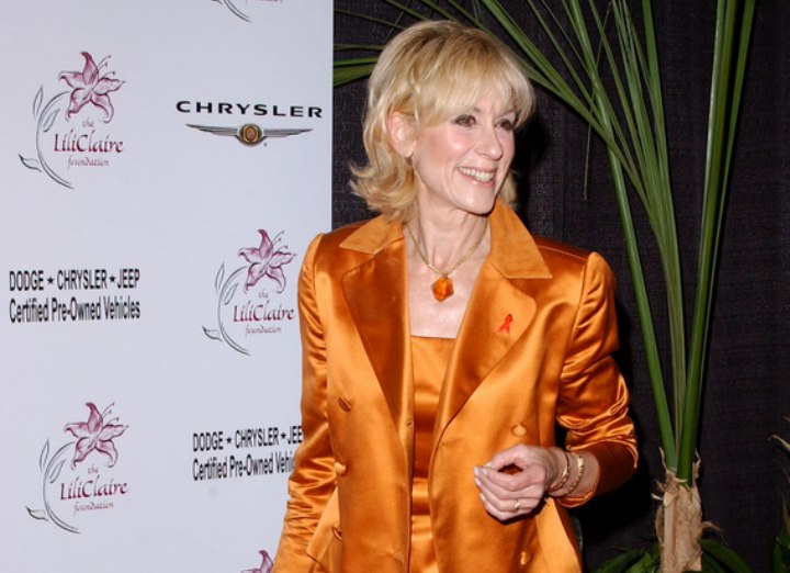 Judith Light with a hair color that suits her age and face