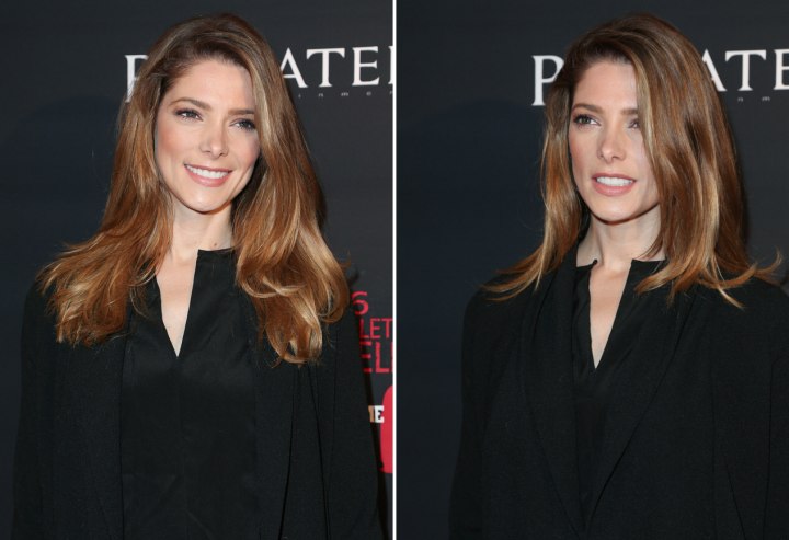 Ashley Greene - Long hairstyles with layers
