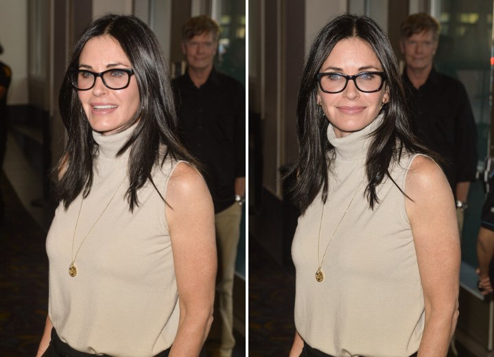 Courteney Cox - Long hairstyle for older women