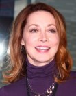 Sharon Lawrence sporting a lovely medium length hairstyle with layers