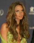 Victoria Beckham with long curls