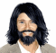 cheveux longs et barbe