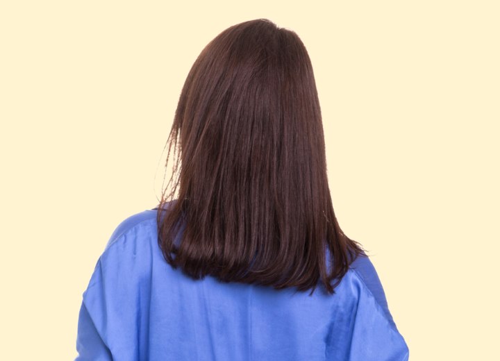 Back view of full hair