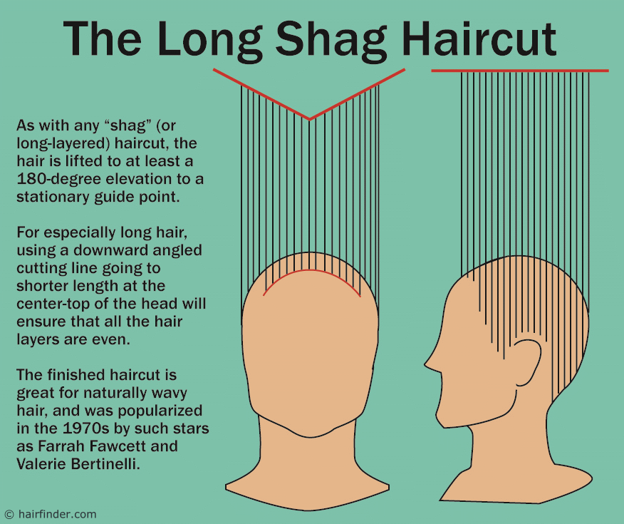 Long-Layered Feathered Shag Hairstyle Long-Layered Feathered Shag Hairstyle