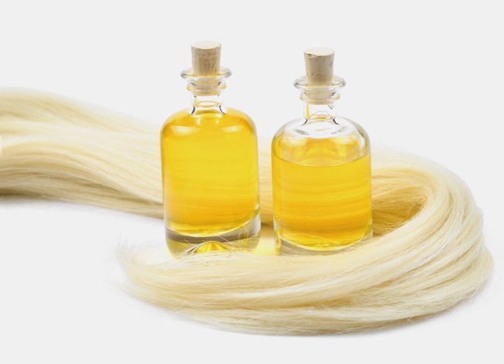 Hot oil treatment for hair