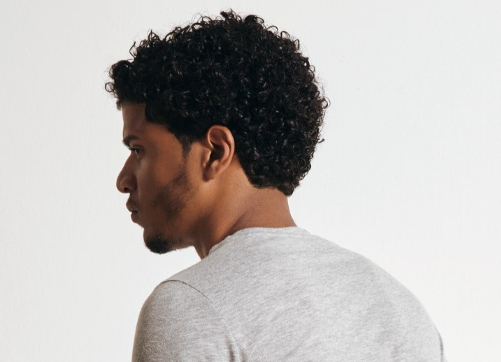 Man with Terrence Jenkins inspired curls