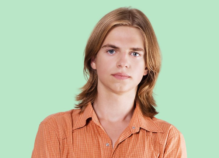Long hairstyle for boys