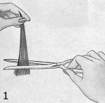 Pin curl - How to place the prong of the iron