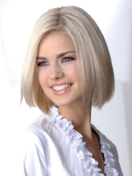 medium length bob hairstyle