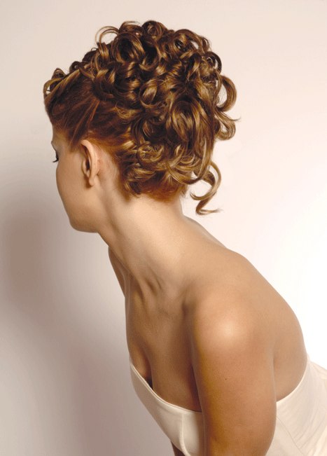 hairstyles with crowns. Wedding Up-style with Crown of