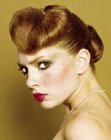hairstyle with tight knot