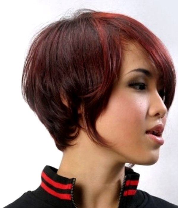 red hair color on asian
 on red oak hair color